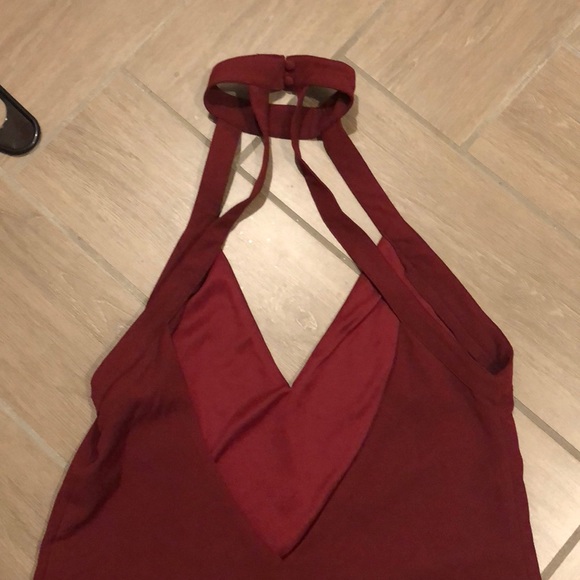 Nwt Tobin maroon cocktail dress - Picture 4 of 4